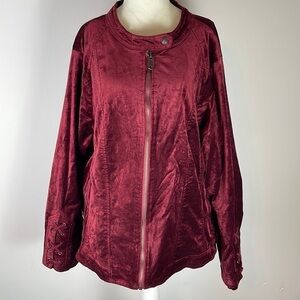 Torrid Lattice Velvet Jacket Plus Size 4X